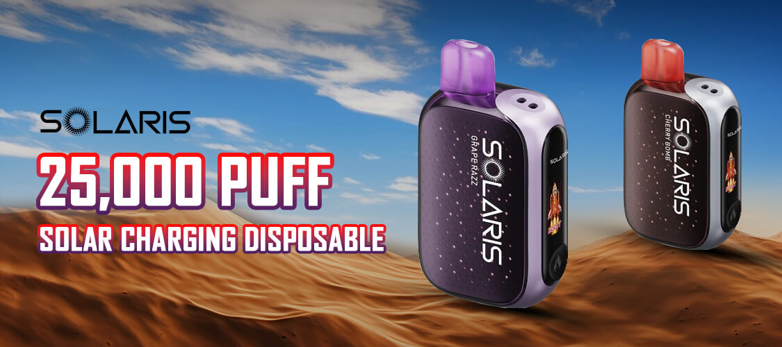 Solaris 25,000 Puff Solar Charging Disposable